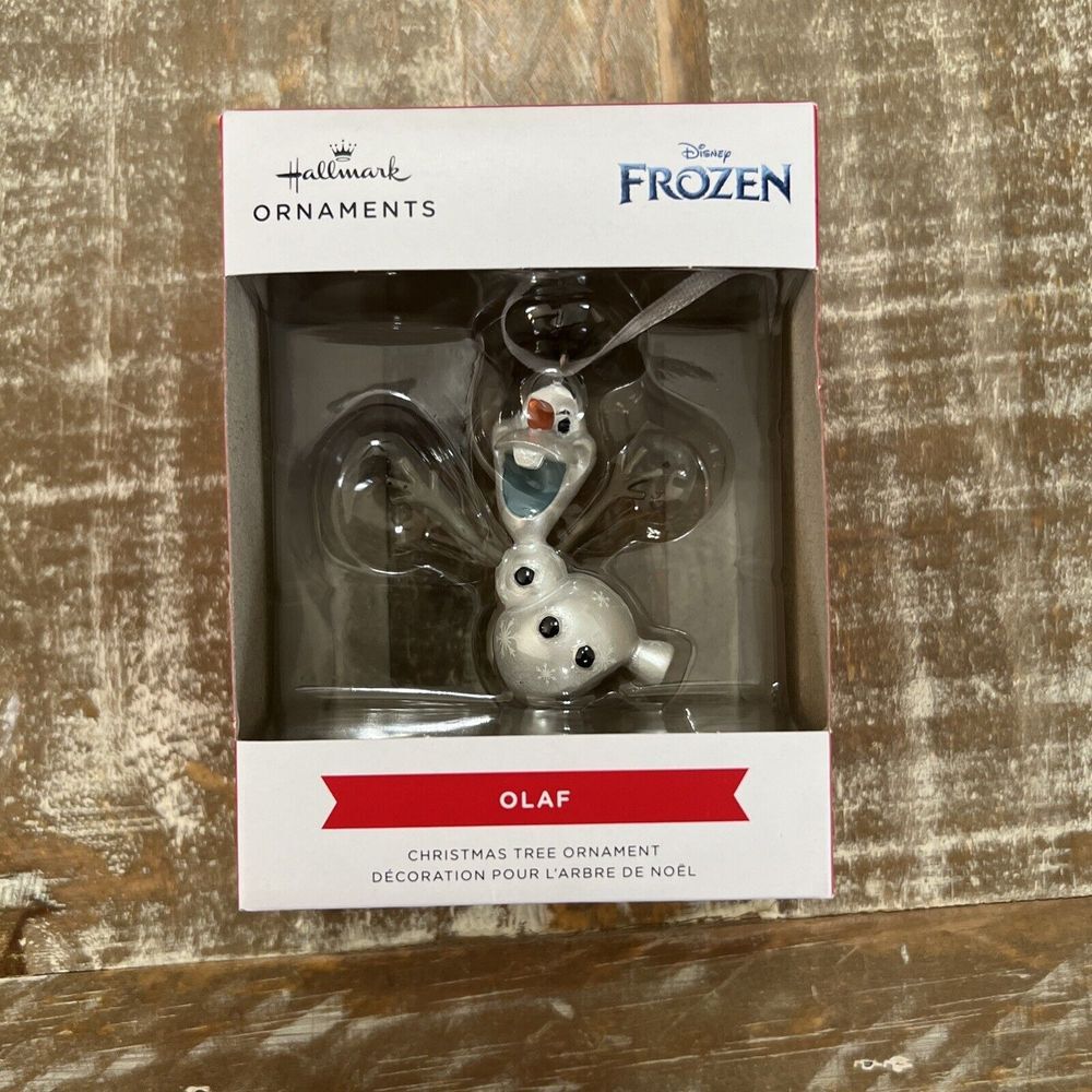 Hallmark Christmas Tree Ornament Disney Frozen‎ Olaf Snowman NEW